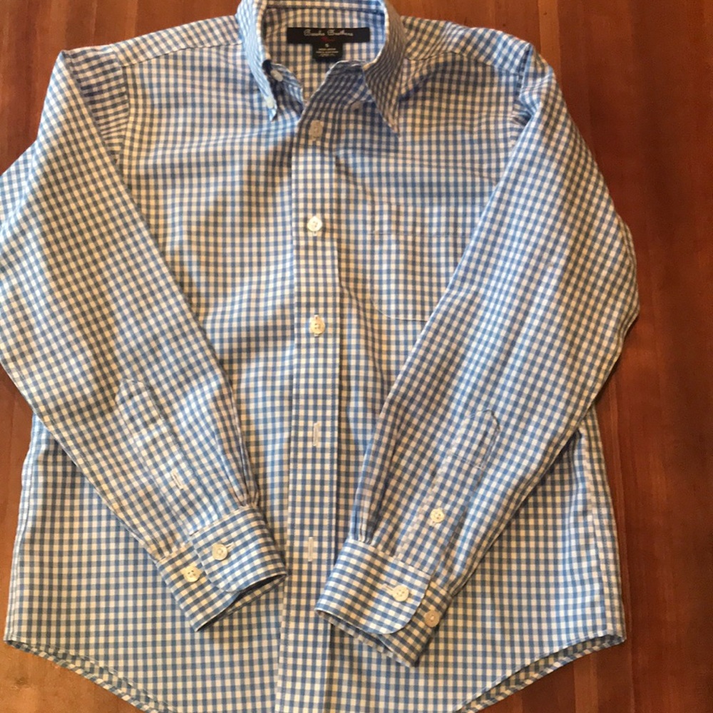 Brooks Brothers Boys button down dress shirt sz S